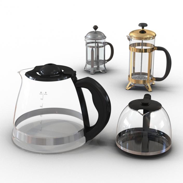 Coffee Pots Collection 3D