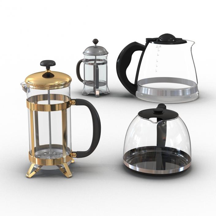 Coffee Pots Collection 3D