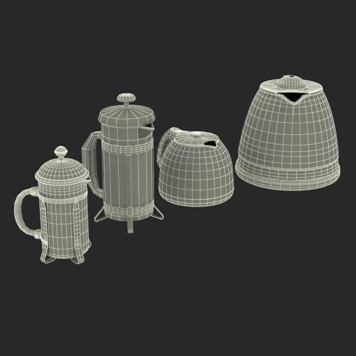 Coffee Pots Collection 3D