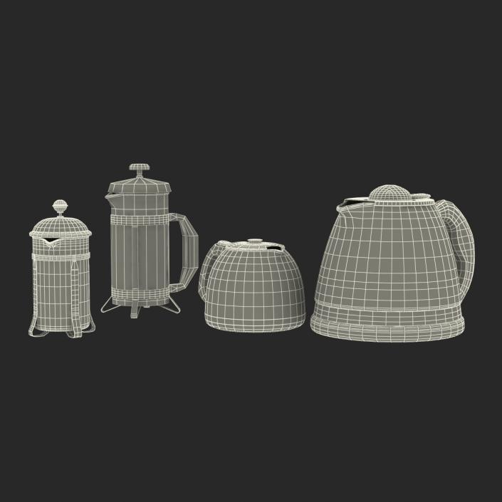 Coffee Pots Collection 3D