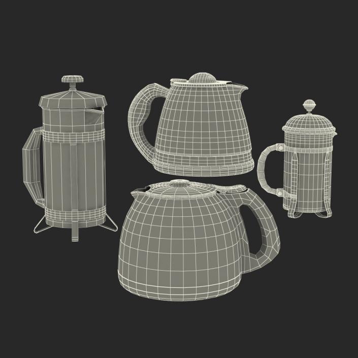 Coffee Pots Collection 3D