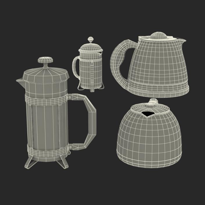 Coffee Pots Collection 3D