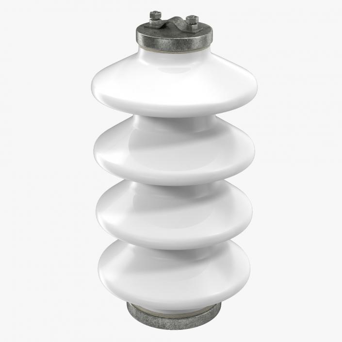 3D Ceramic Insulator White model