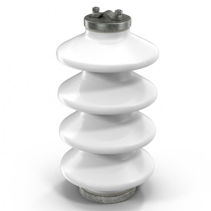 3D Ceramic Insulator White model