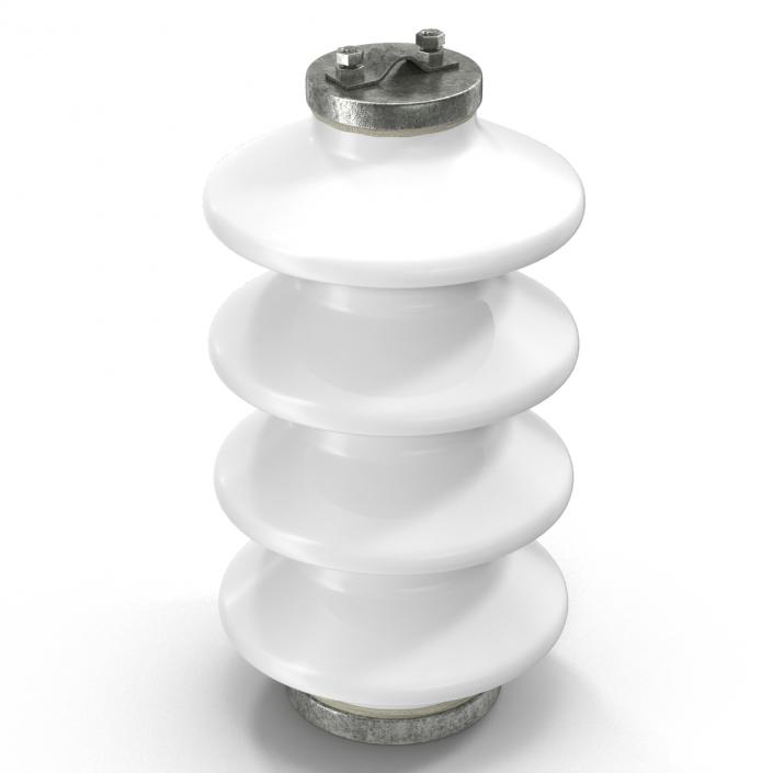 3D Ceramic Insulator White model