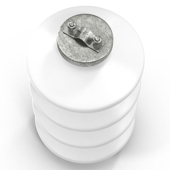 3D Ceramic Insulator White model