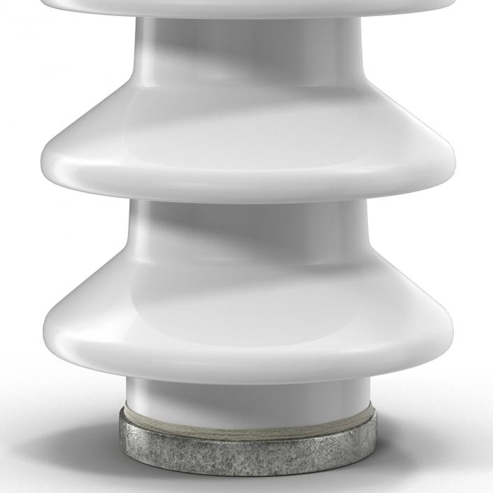 3D Ceramic Insulator White model