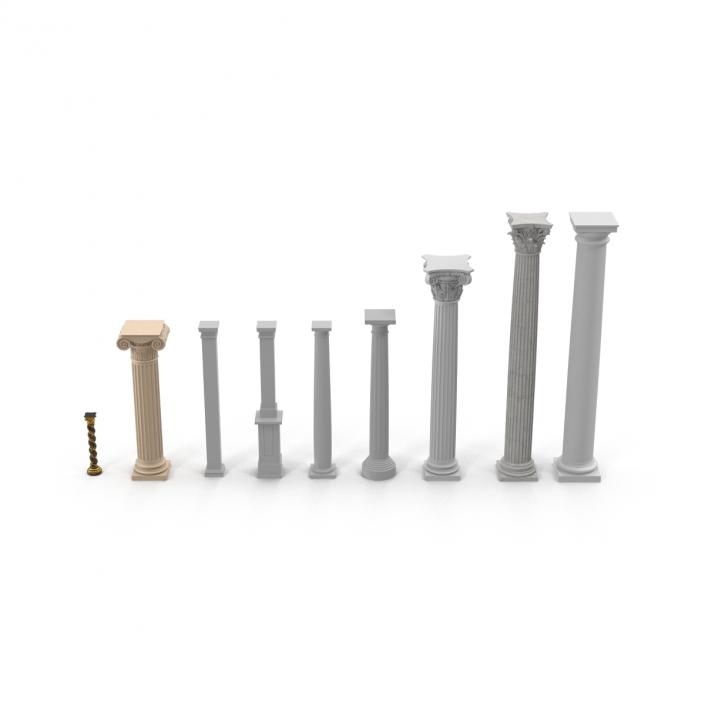 3D model Columns Collection 3