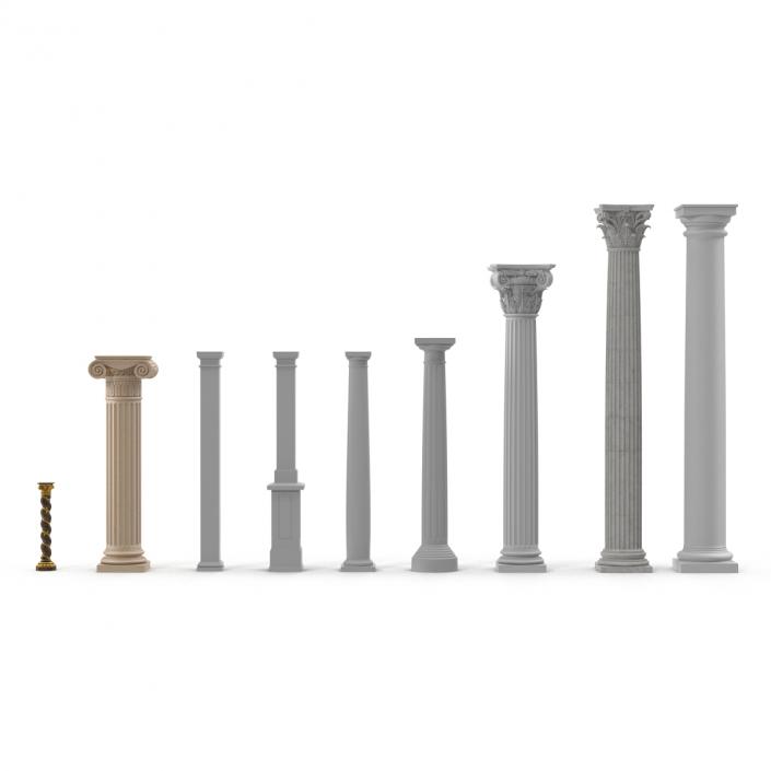 3D model Columns Collection 3