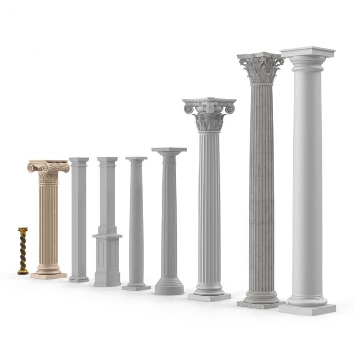 3D model Columns Collection 3