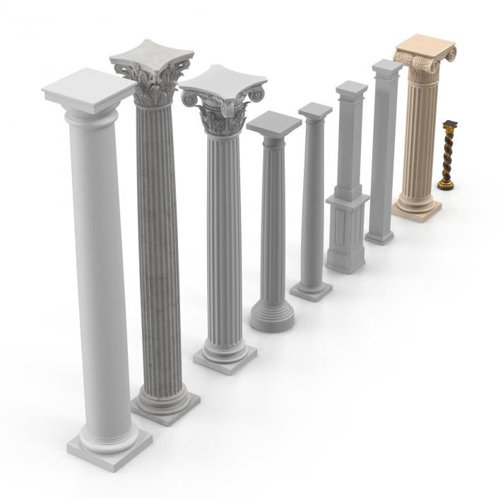 3D model Columns Collection 3