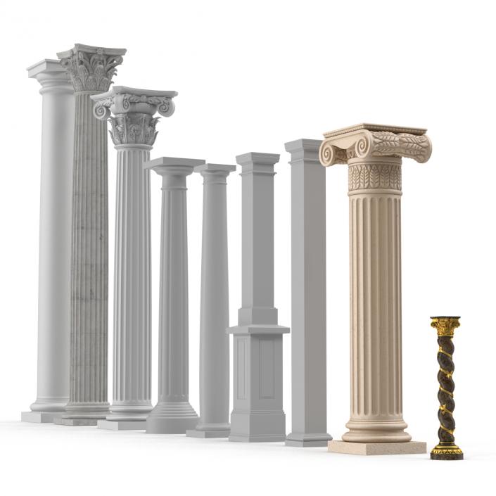 3D model Columns Collection 3