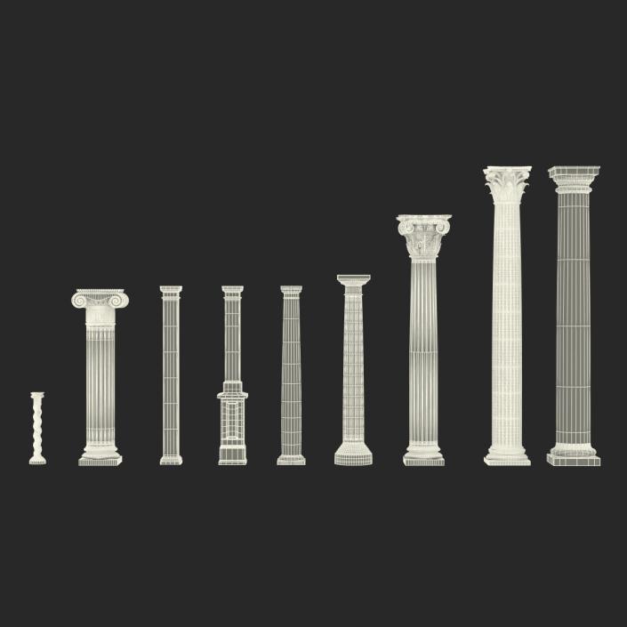 3D model Columns Collection 3