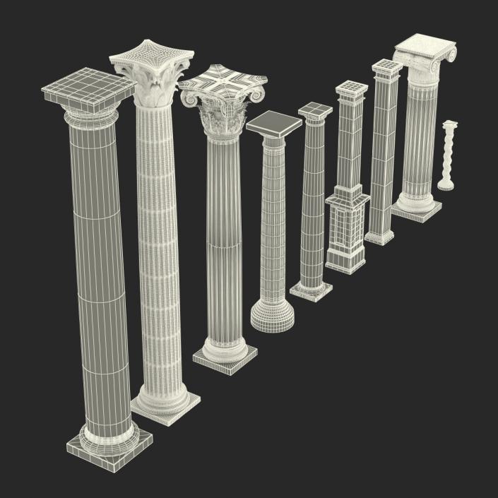 3D model Columns Collection 3