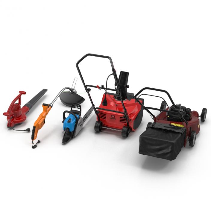 3D Garden Power Tools Collection 2