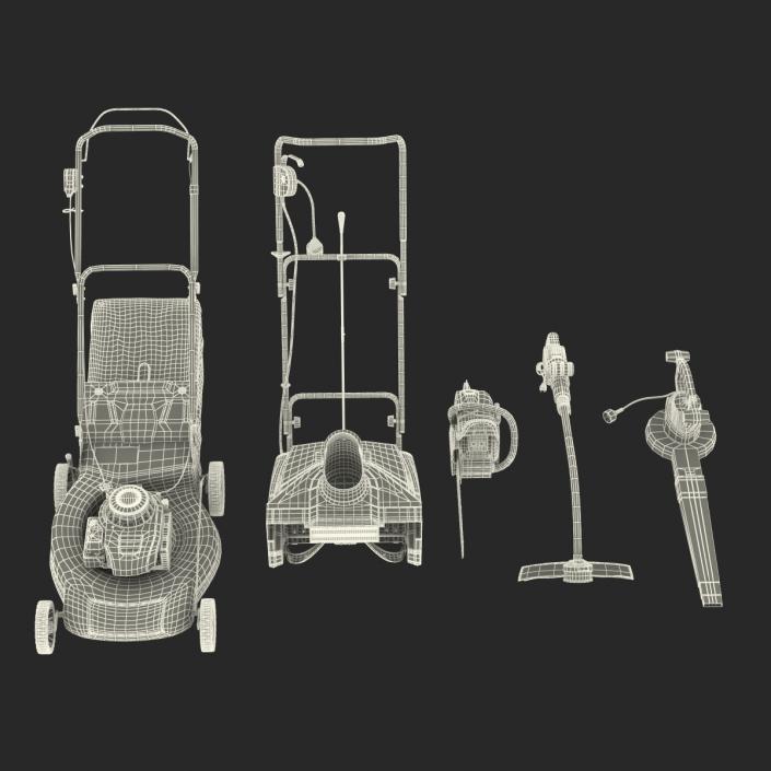 3D Garden Power Tools Collection 2