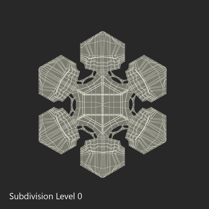 Snowflake 3D model