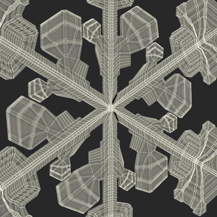 3D Snowflake 2