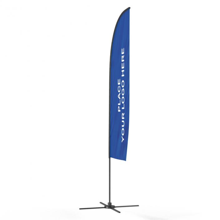 Banner Stand 4 Generic 3D