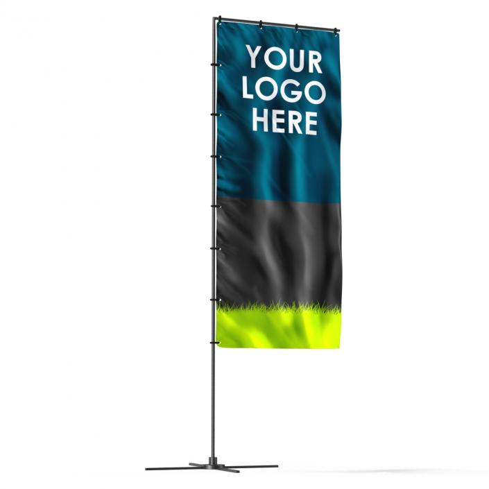 Banner Stand 5 Generic 3D