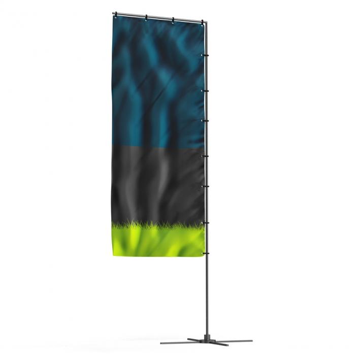 Banner Stand 5 Generic 3D