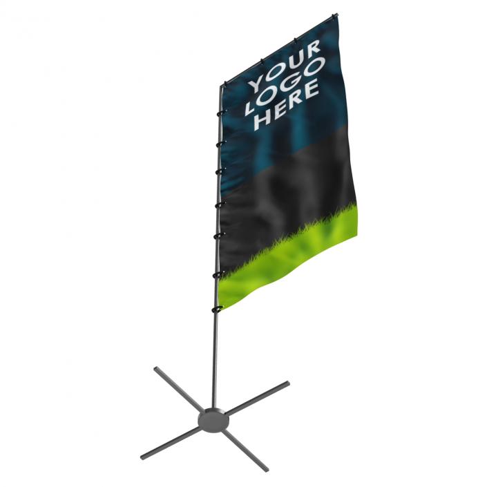 Banner Stand 5 Generic 3D