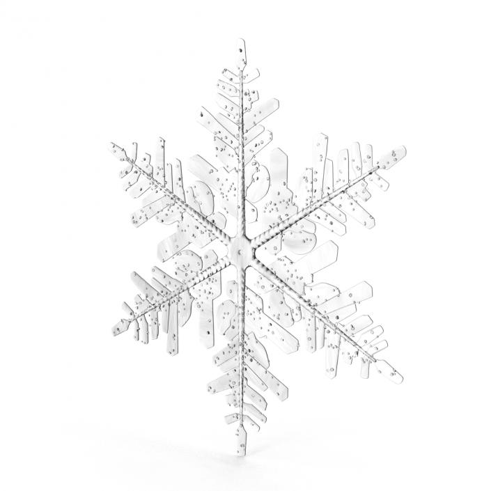 3D Snowflake 3