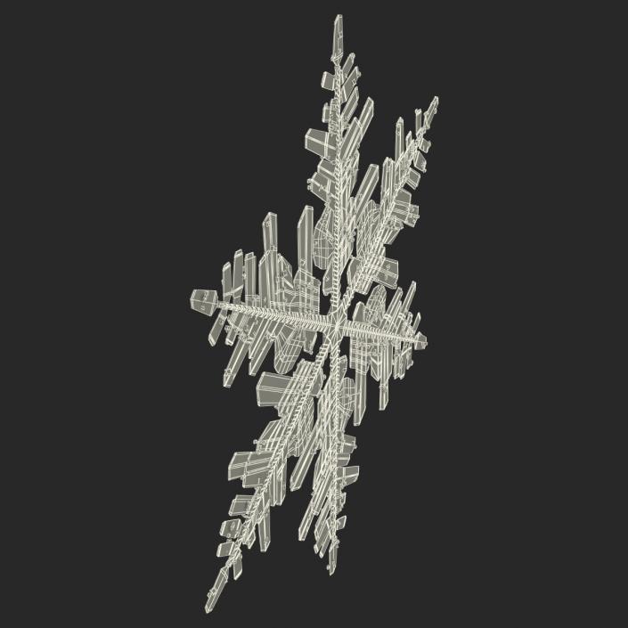 3D Snowflake 3