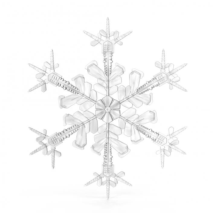 3D Snowflake 4