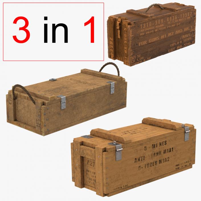 Ammo Crates Collection 3D