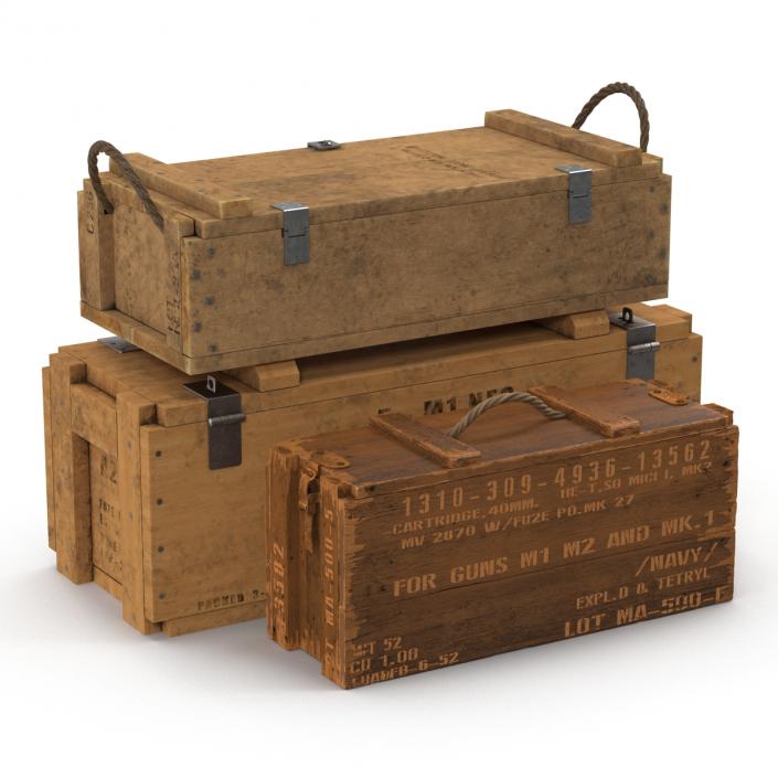 Ammo Crates Collection 3D