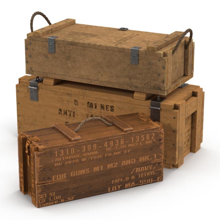 Ammo Crates Collection 3D