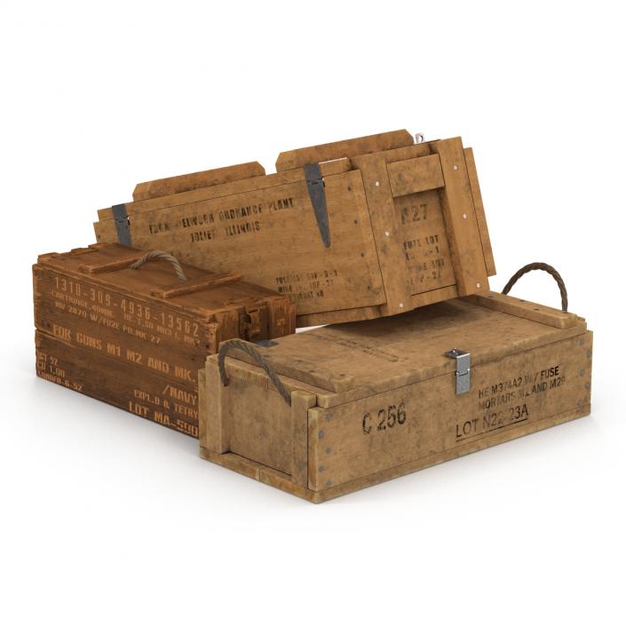 Ammo Crates Collection 3D