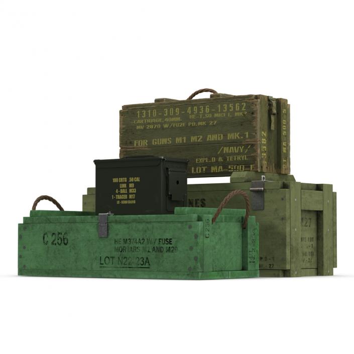 Ammo Crates Collection 2 3D model