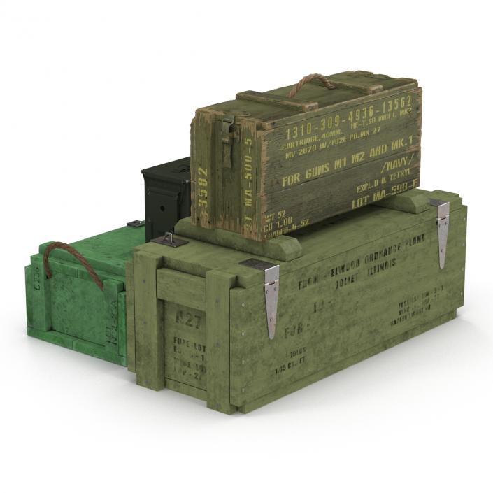 Ammo Crates Collection 2 3D model