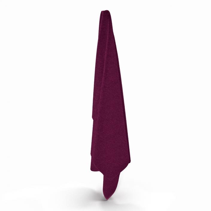 Hanging Bathroom Towel Purple 3D model