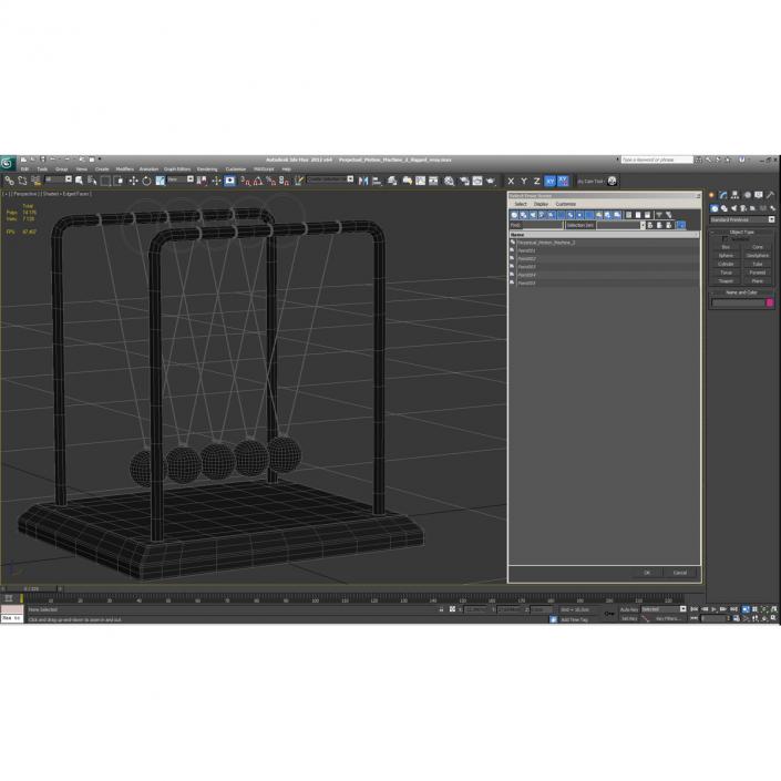 3D Perpetual Motion Machine 2 Rigged model