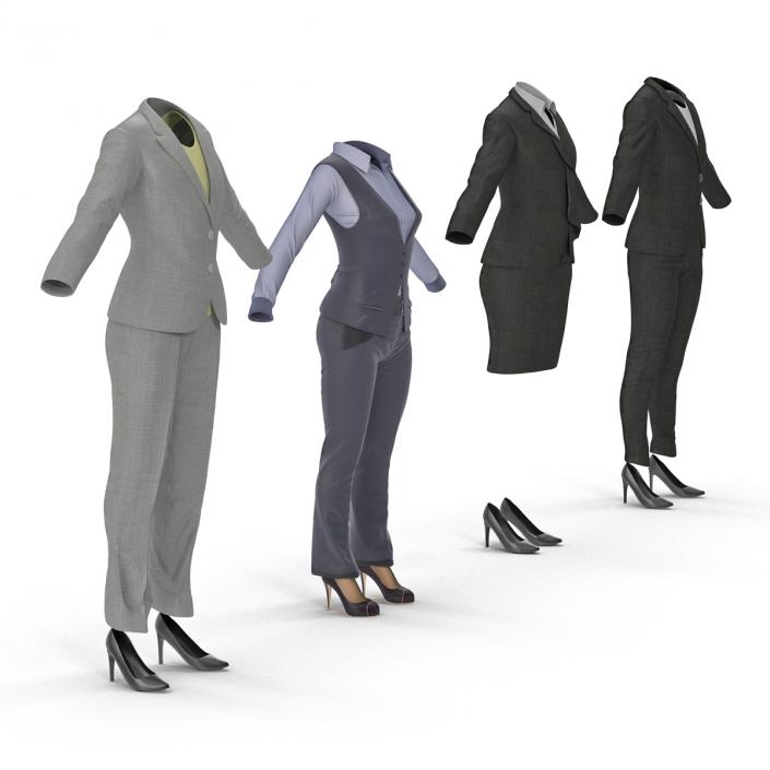 Women Suits 3D Models Collection 2 3D model