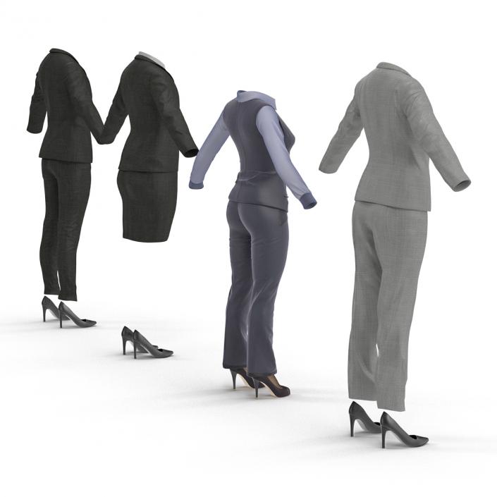 Women Suits 3D Models Collection 2 3D model