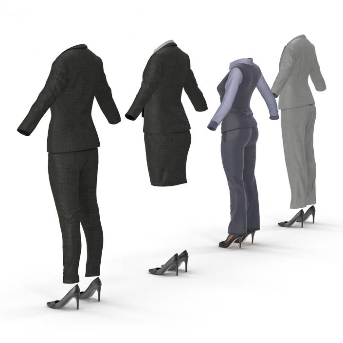 Women Suits 3D Models Collection 2 3D model