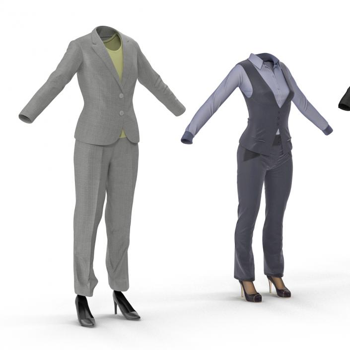 Women Suits 3D Models Collection 2 3D model