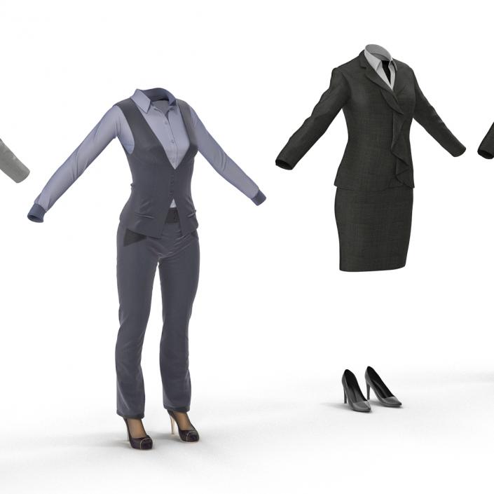 Women Suits 3D Models Collection 2 3D model