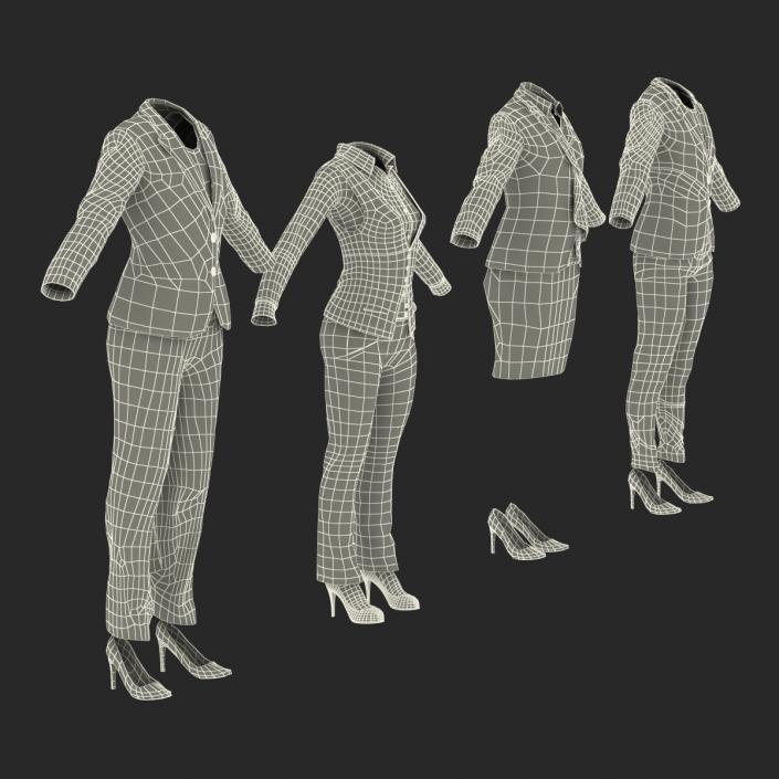 Women Suits 3D Models Collection 2 3D model