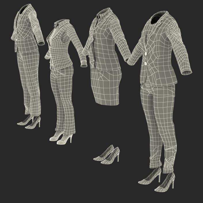 Women Suits 3D Models Collection 2 3D model