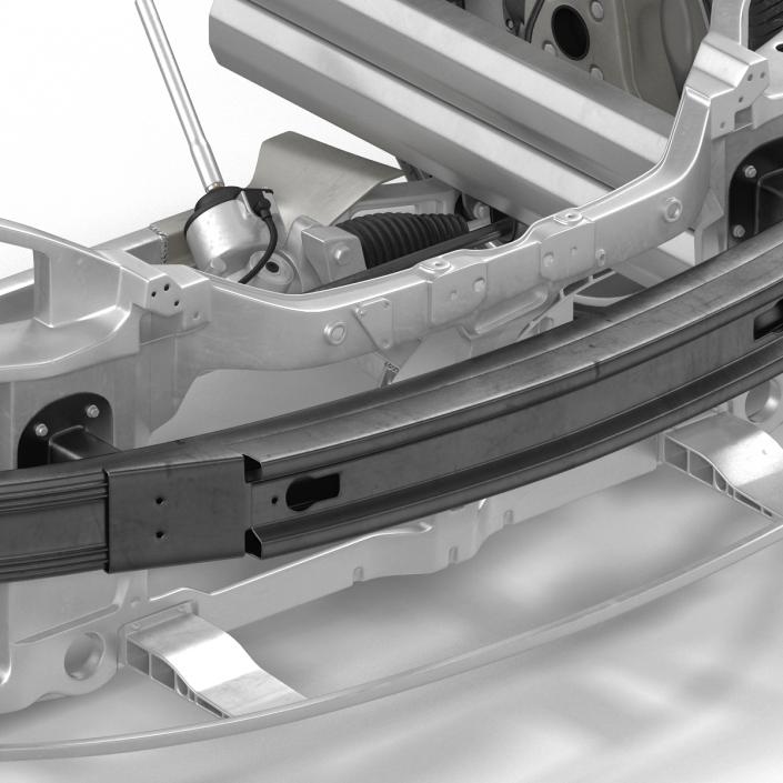 3D model Tesla Model S Front Suspension