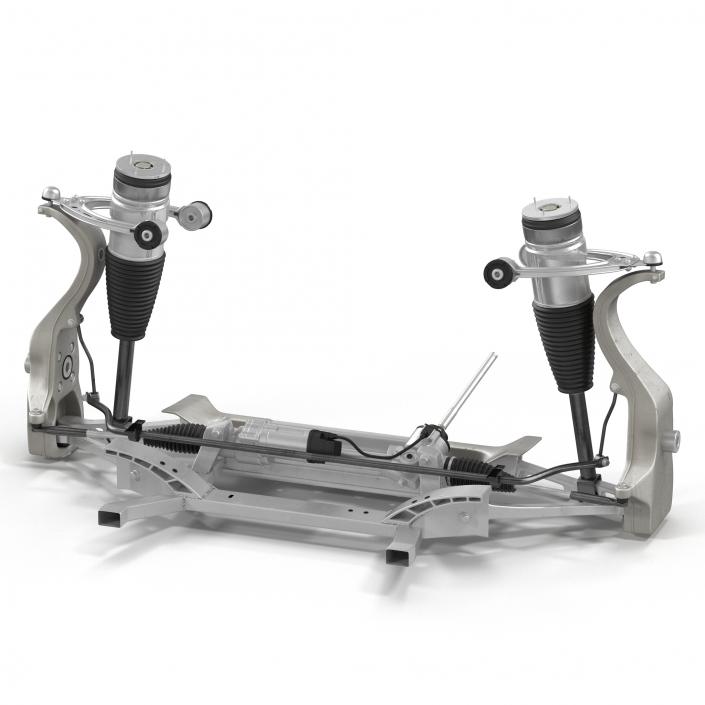 Tesla Model S Front Suspension 3 3D