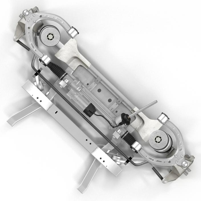 Tesla Model S Front Suspension 3 3D