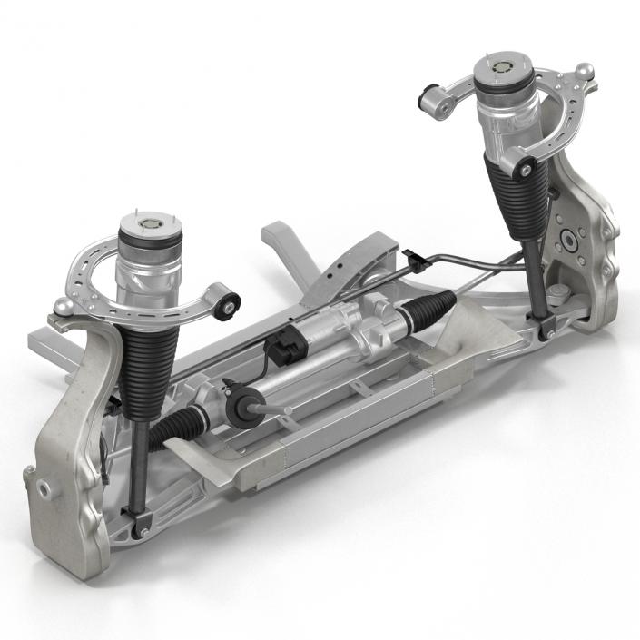 Tesla Model S Front Suspension 3 3D