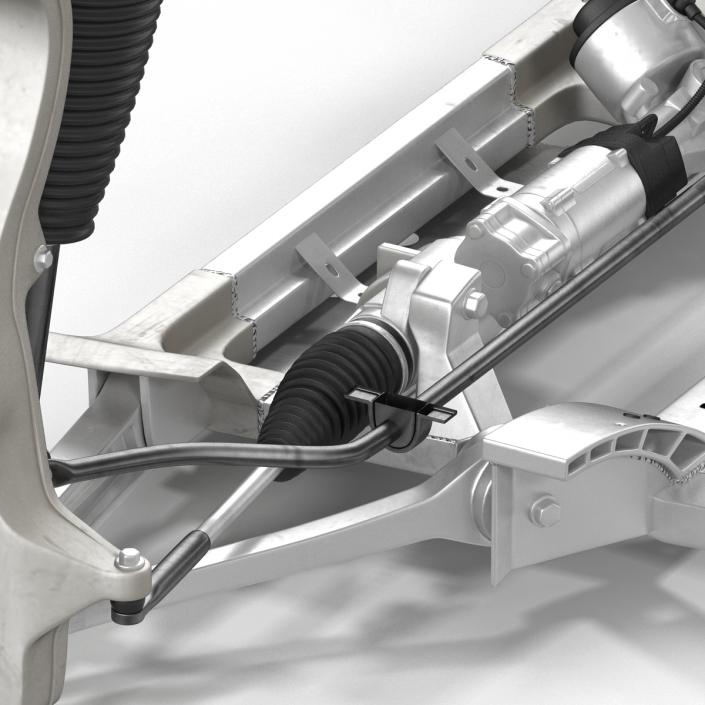 Tesla Model S Front Suspension 3 3D