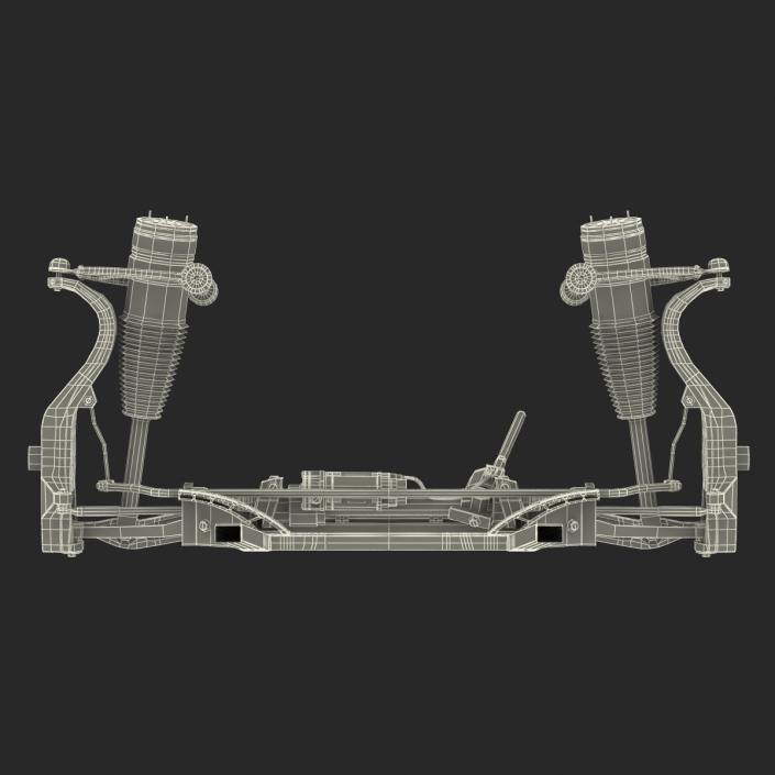 Tesla Model S Front Suspension 3 3D